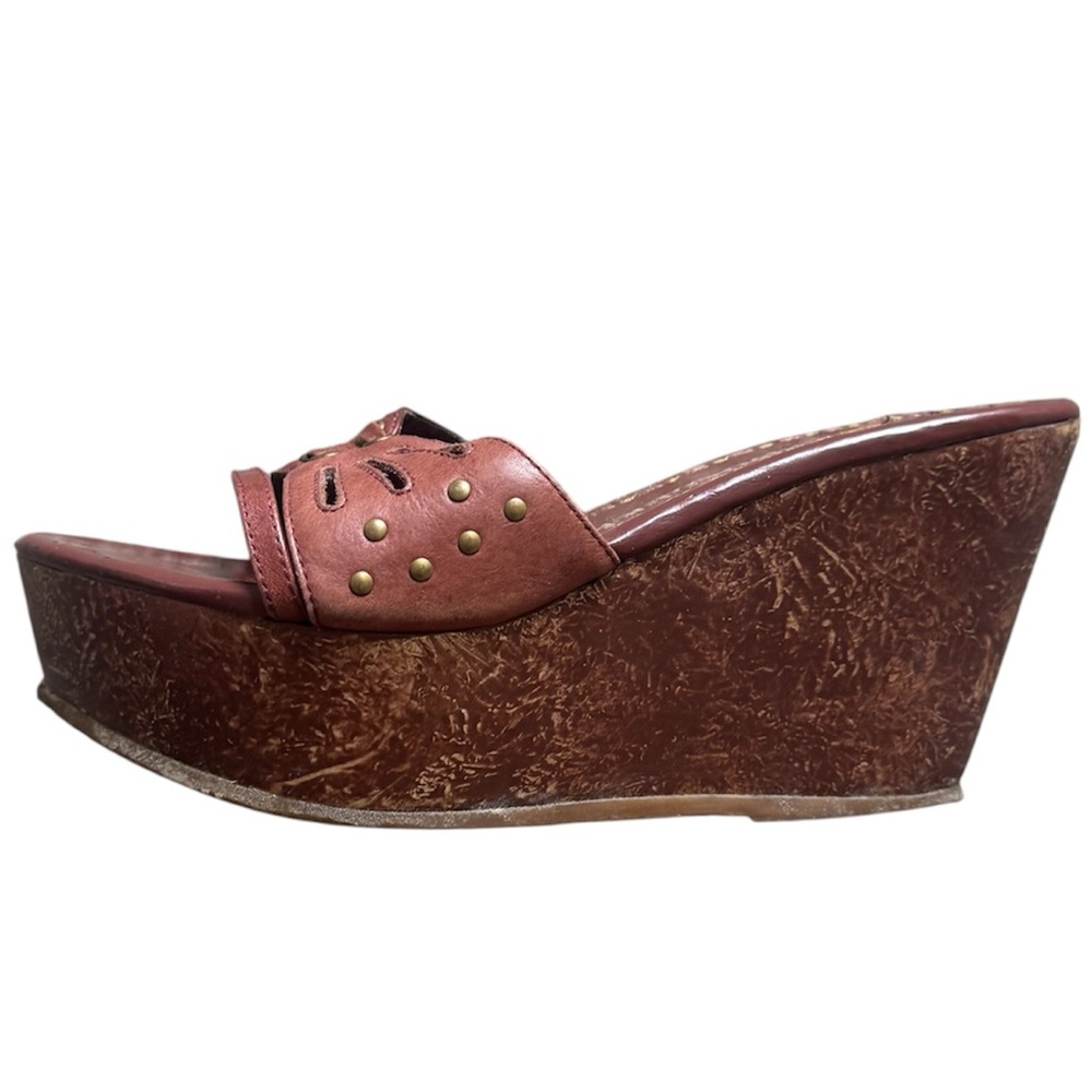 Orig $228 cravo&canela  from Brazil Platform Wedges 38 sz 7.5-8